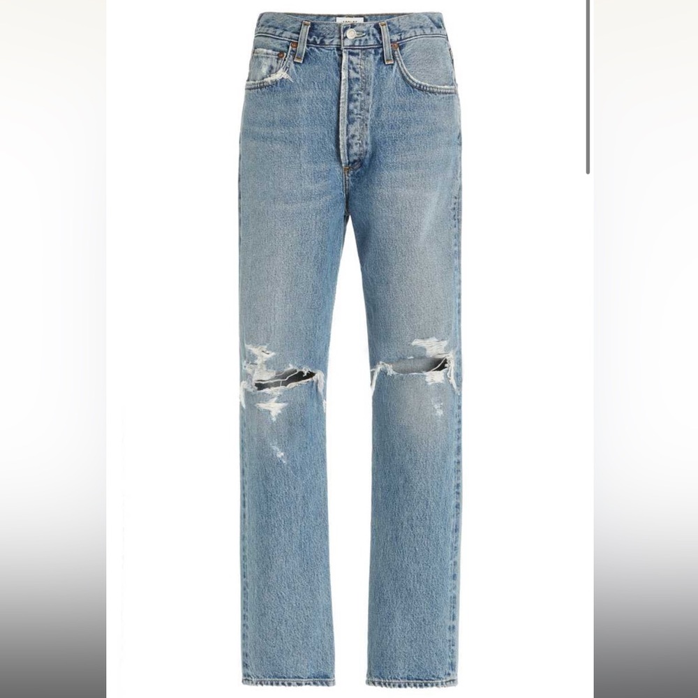 BNWT Agolde 90s Pinch Rigid High-Rise Straight-Leg Jeans